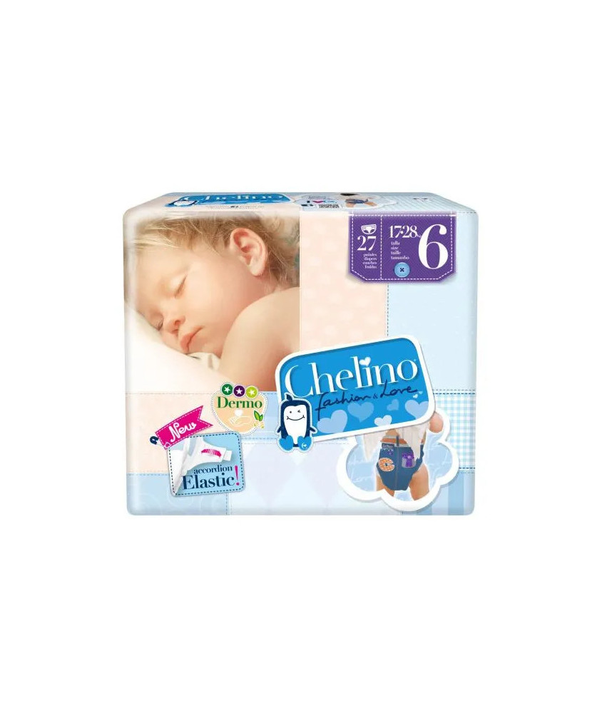 Couches Fashion&Love Chelino T-6: 27 Unités