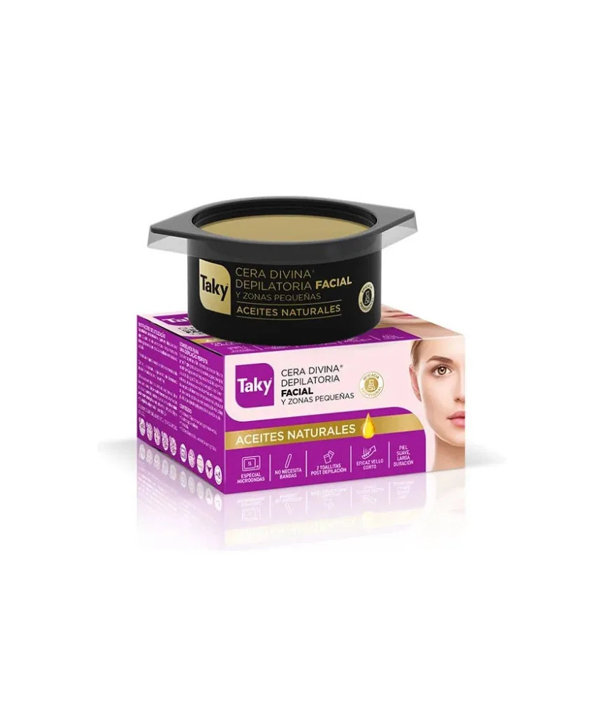 Cire Dépilatoire Visage Taky 100g aux Huiles Naturelles