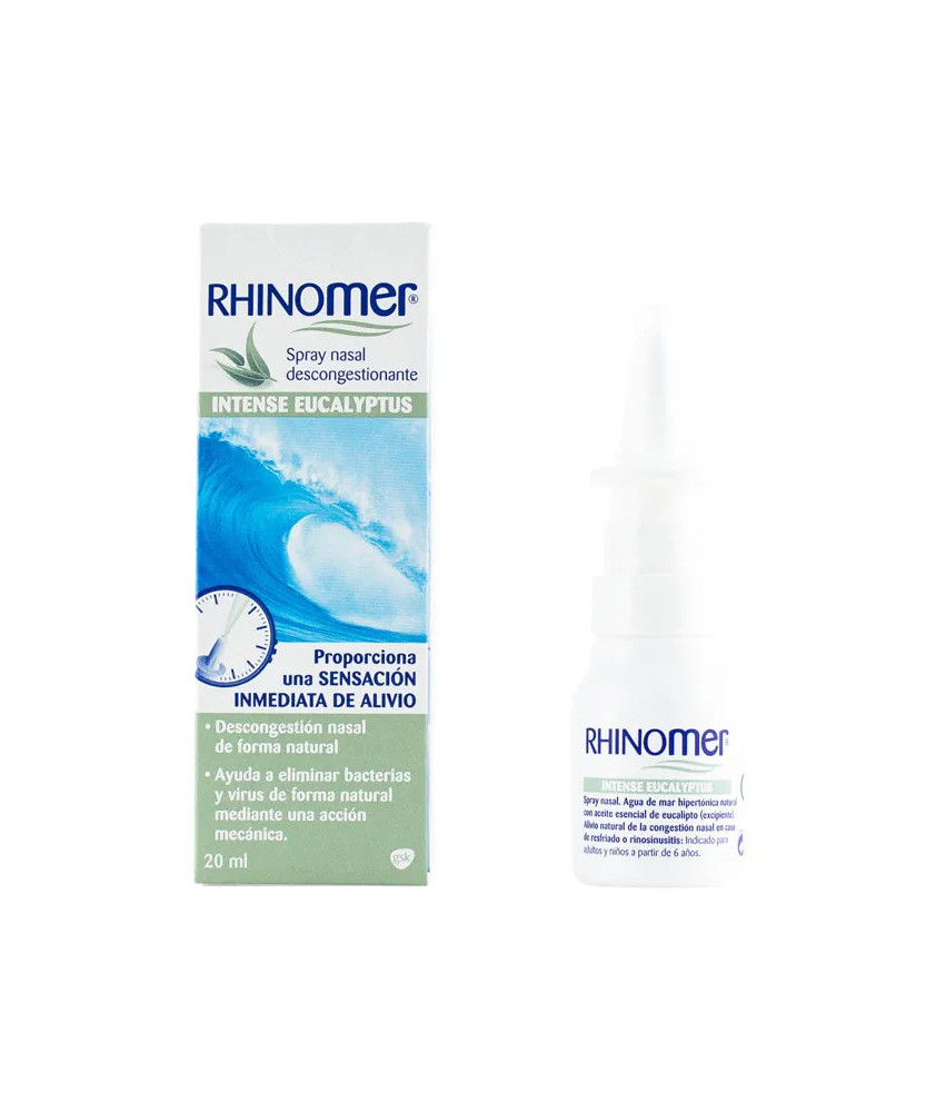 Rhinomer Intense Eucalyptus 20ml - Spray nasal pour Trousse de premiers secours