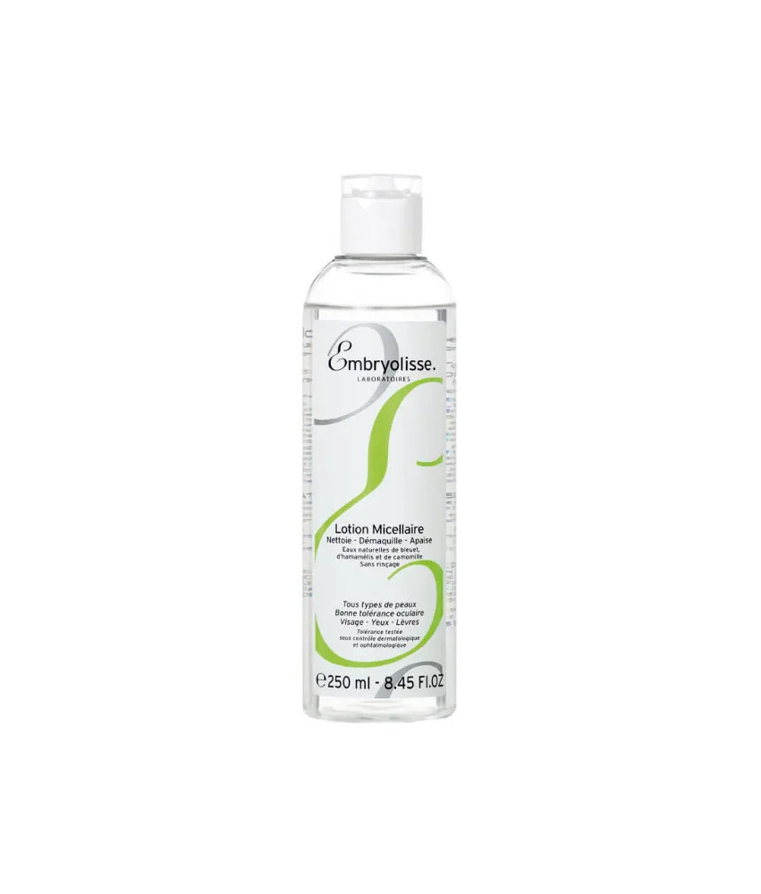 Lotion Micellaire Embryolisse 250ml efficace et douce