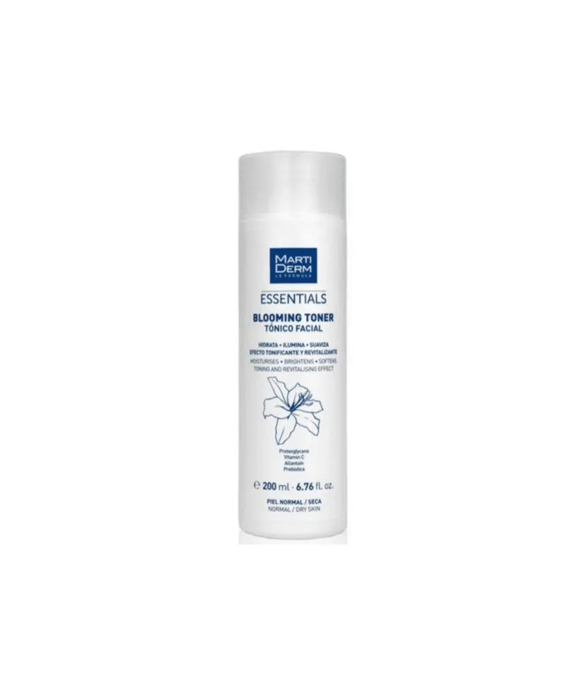 Toner Blooming Martiderm pour Peau Normale Sèche