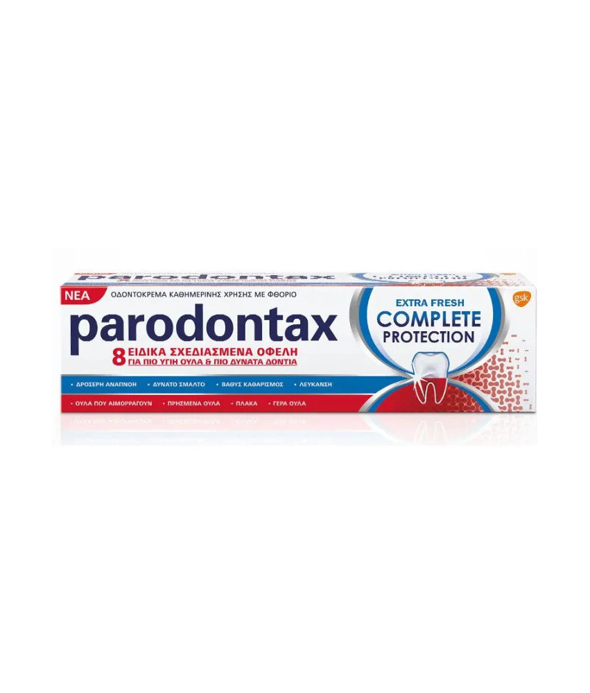 Protections complètes avec Parodontax Extra Fresh 75ml