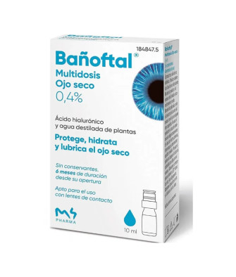 Soulagez les yeux secs avec Bañoftal Multidose 10ml