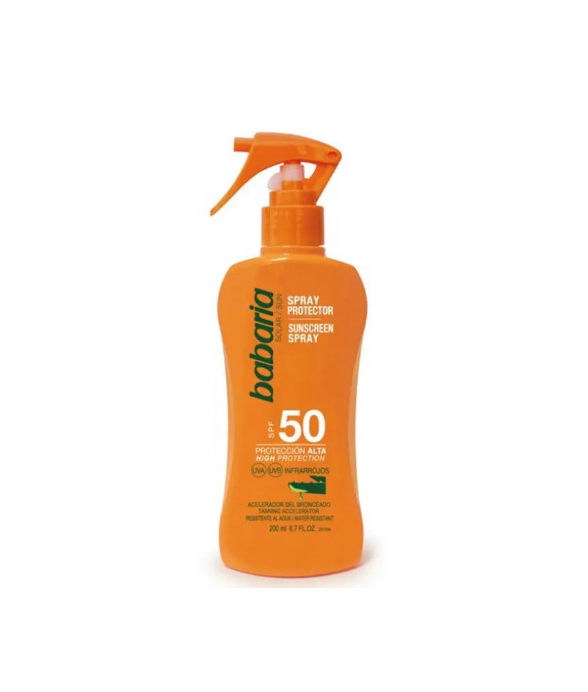 Protection ultime: Lotion solaire Babaria SPF50 avec Aloé Vera 200ml