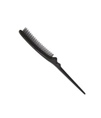 Brosse à Gaufrer Courbée Eurostil en Plastique Noir