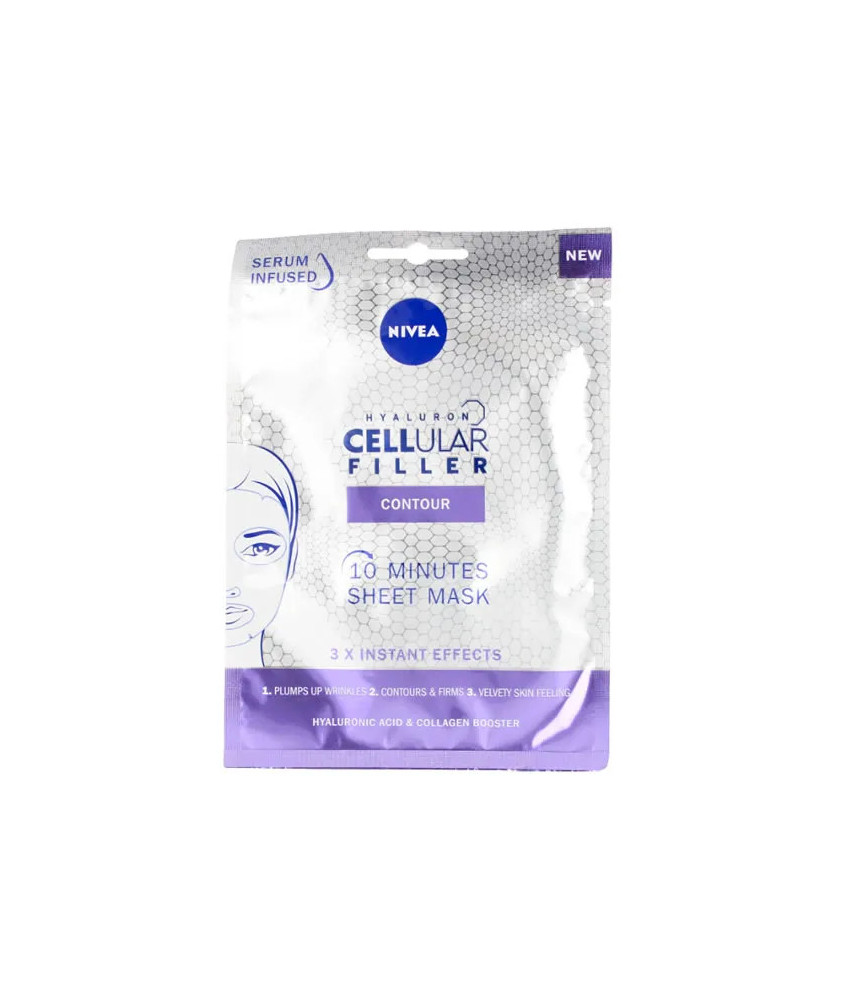 Masque Facial Nivea Hyaluron Cellular Filler Contour - Révélez votre jeunesse