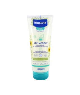 Gel Lavant Mustela Stelatopia 200ml - Hygiène bébé