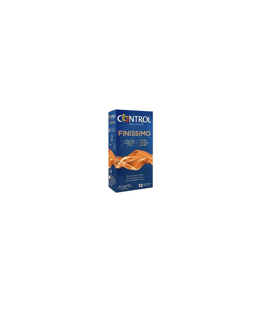 Nouveau Finissimo Control 12 Unités 0.05mm - Contrôle ultime!