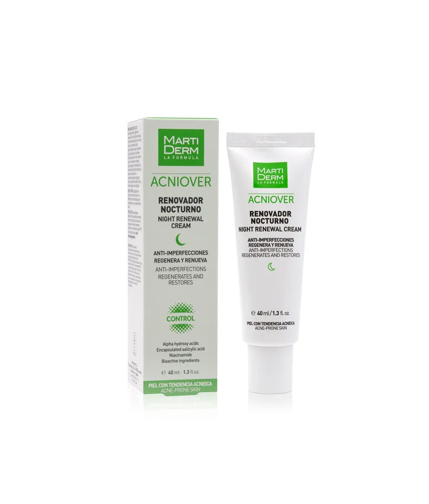 Renouvellement de nuit MartiDerm Acniover 40ml