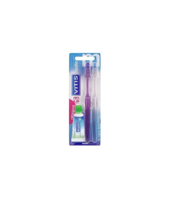 Brosse Vitis Duplo Medium + Anticaries 15ml