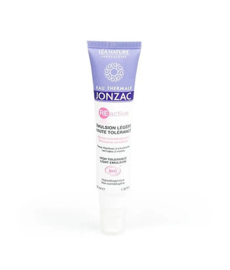 Emulsion légère Jonzac Reactive Haute Tolérance -  Soins doux pour la peau
