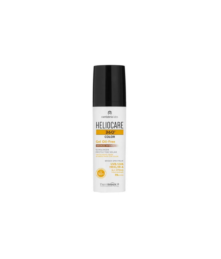 Protection solaire parfaite avec Heliocare 360 Gel Oil Free Bronze Intense SPF50