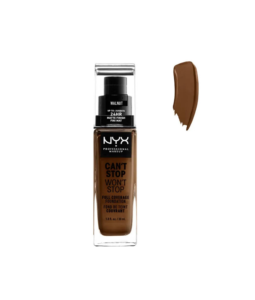 Fond de teint Nyx Can't Stop Won't Stop Walnut 30ml
