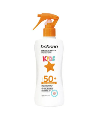 Protégez votre enfant du soleil avec Babaria Sunscreen Spray SPF50+ 200ml
