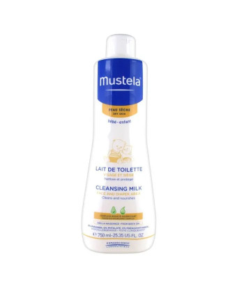 Lait De Toilette Mustela Peau Sèche 750ml