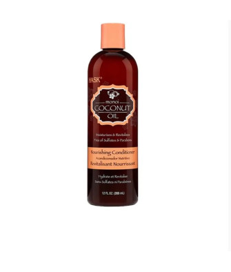 Cheveux revitalisés avec l'Huile de Noix de Coco Monoi Hask