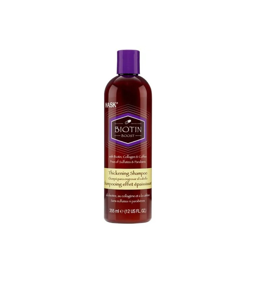 Shampooing Hask Biotin Boost : Cheveux plus épais en vue