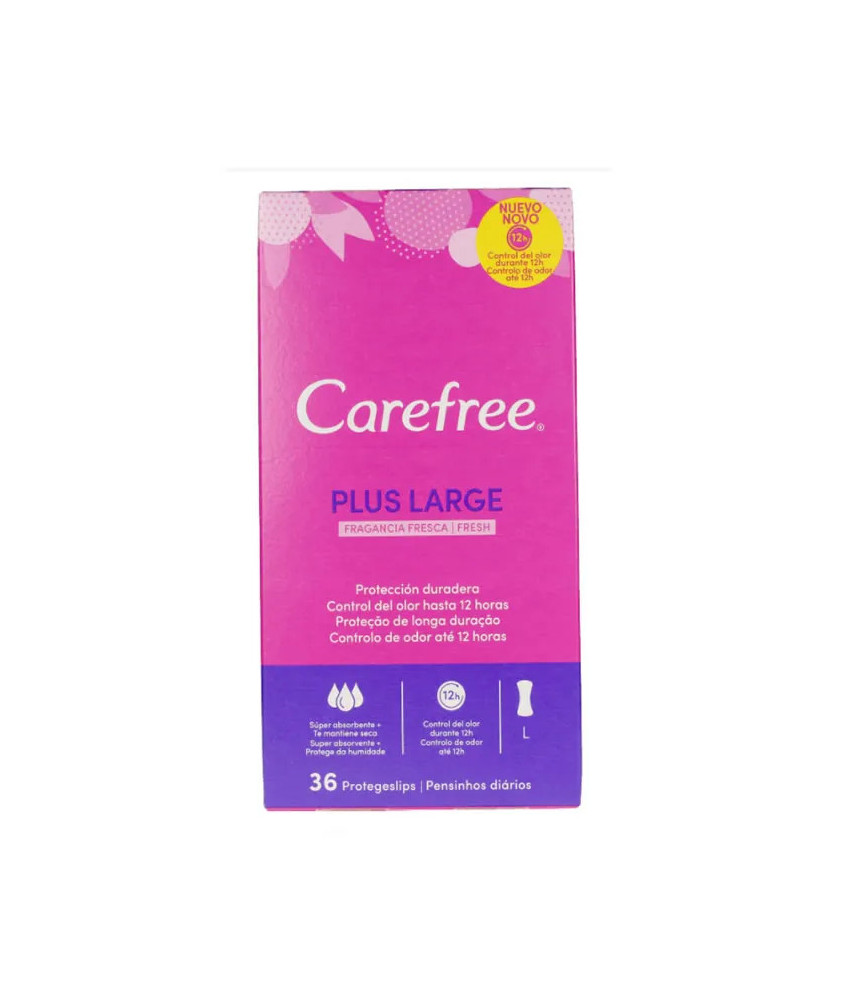 Absorbez l'humidité en toute fraîcheur avec Carefree Protector Maxi 36 Unités