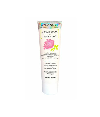 Jeunesse éclatante en 2 gestes avec Garancia Démaquillant Rose 120g