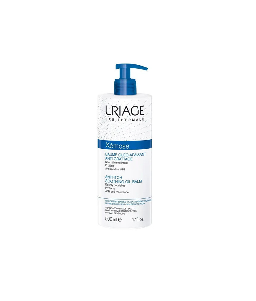 Hydratation intense avec le baume Uriage Xémose 500ml