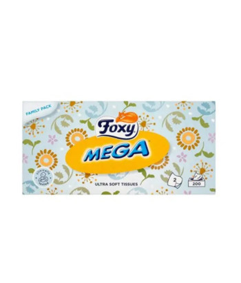 Foxy Mega Tissus 200 Unités: Essuie-tout de Qualité