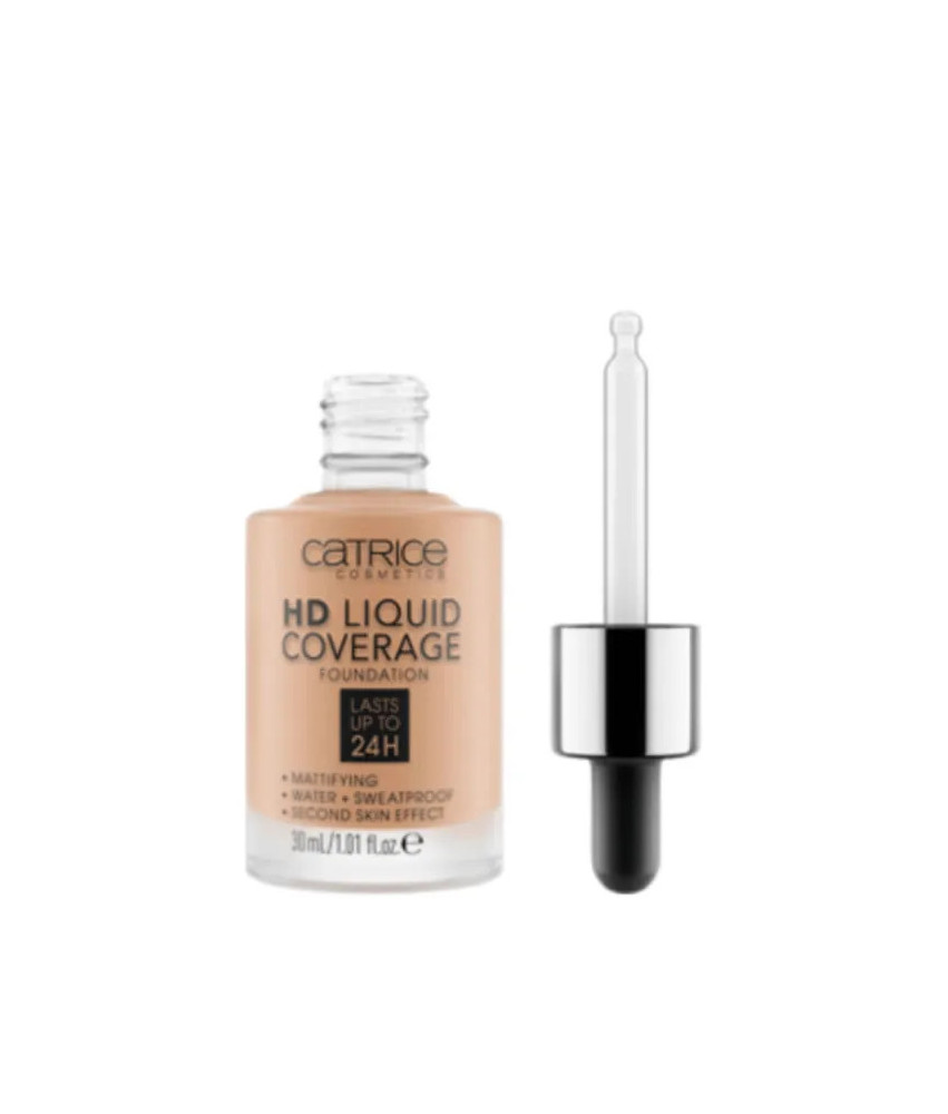 Fond de teint CATRICE HD Longue Tenue - Chaleur Beige