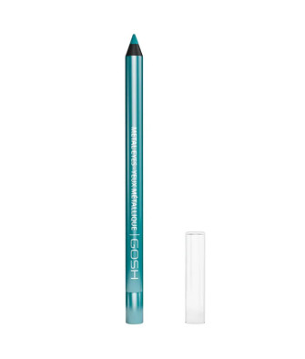 Stylo eyeliner turquoise waterproof Gosh Metal Eyes 005