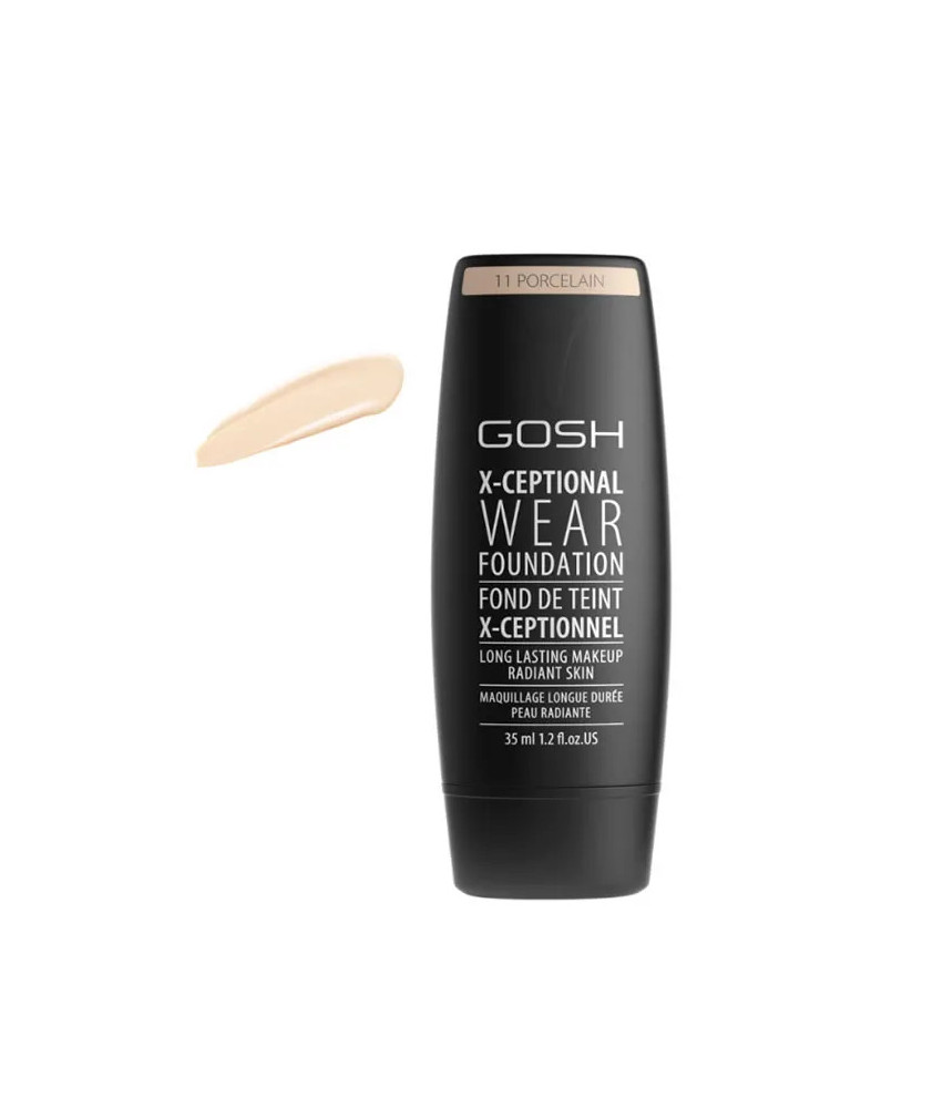 Fond de teint longue tenue Gosh X-Ceptional Wear 11 Porcelain 35ml