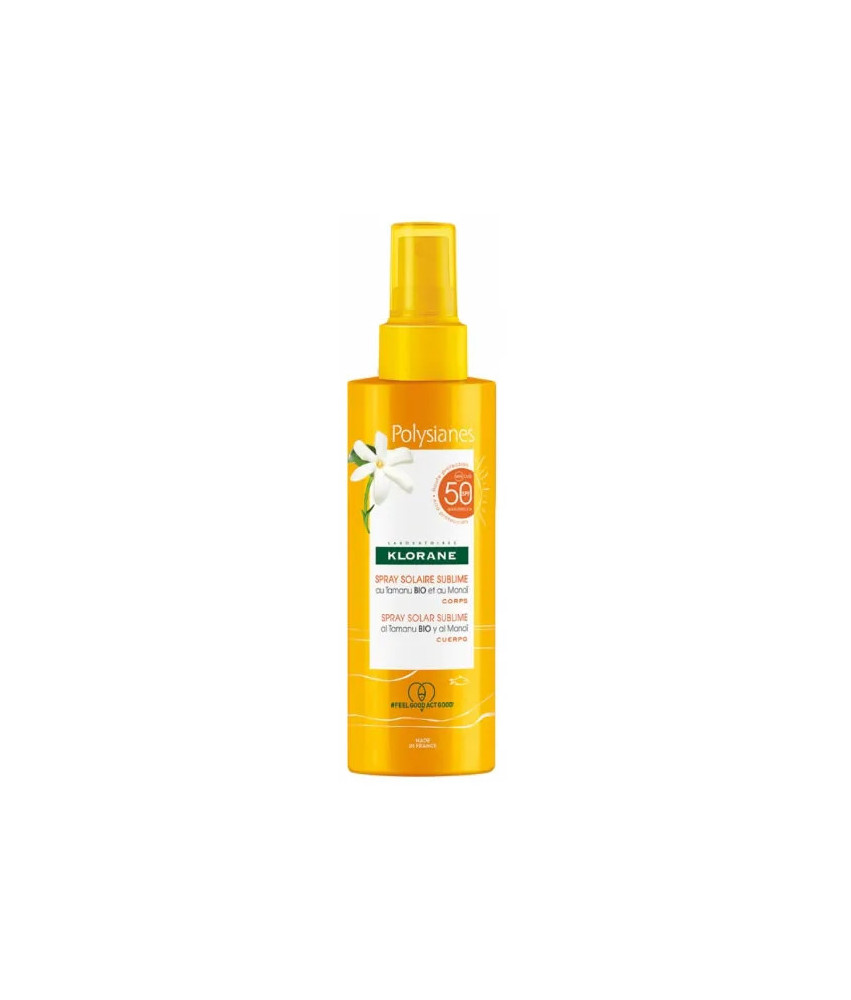 Protection solaire parfaite avec Polysianes Sublime Spray Solaire SPF50