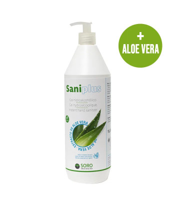 Gel Hydroalcoolique 1L à l'Aloe Vera pour des Mains Propres
