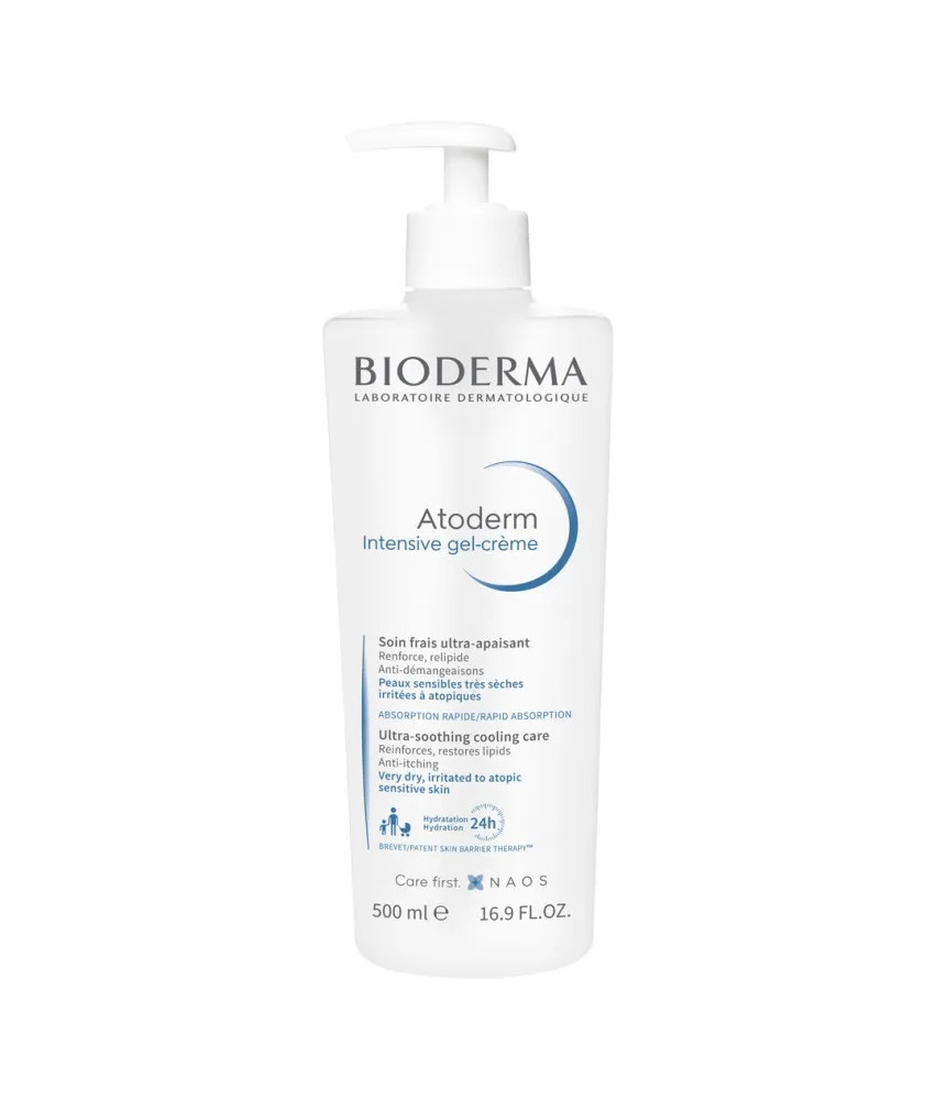 Gel Crème Intensive Bioderma Atoderm 500ml