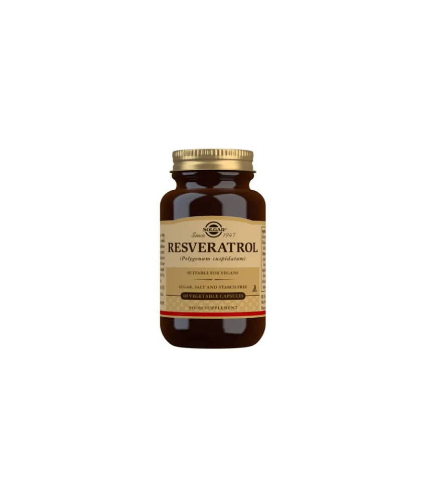 Solgar Resvératrol 100 mg 60 Gélules: Une dose puissante d'antioxydants