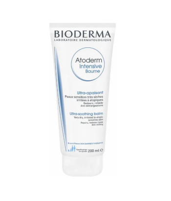 Soin intense pour peaux sensibles: Bioderma Atoderm Baume 200ml