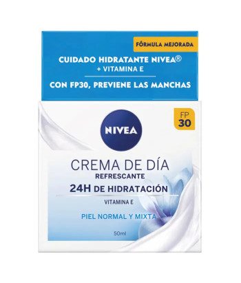 Hydratation optimale avec Nivea SPF30 pour peau normale et mixte