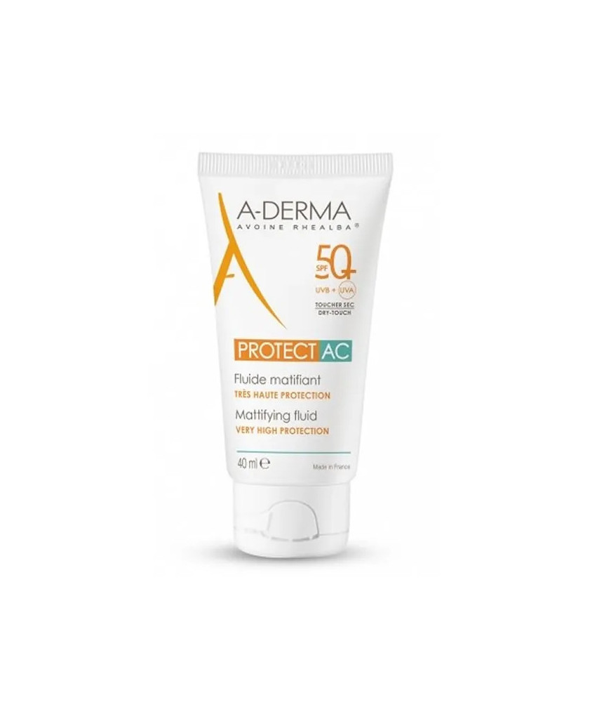 Protection solaire matifiante SPF50+ pour le visage
