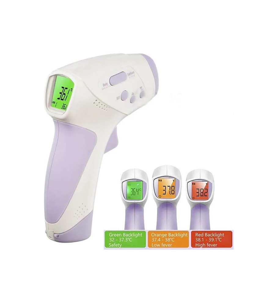 Thermomètre Infrarouge Frontal HT-668: Précision Sans Contact