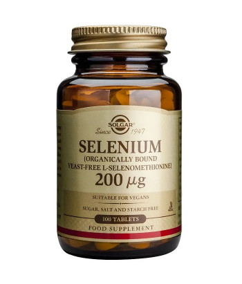 Complément alimentaire: Solgar Selenium 200µg 50 Comprimés
