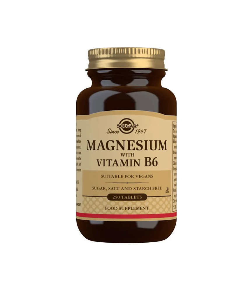 Renforcez votre bien-être avec Solgar Magnésium + Vitamine B6