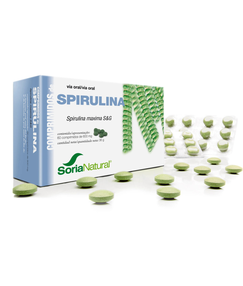 Soria Espirulina 60 Comp - Super Aliment Bio