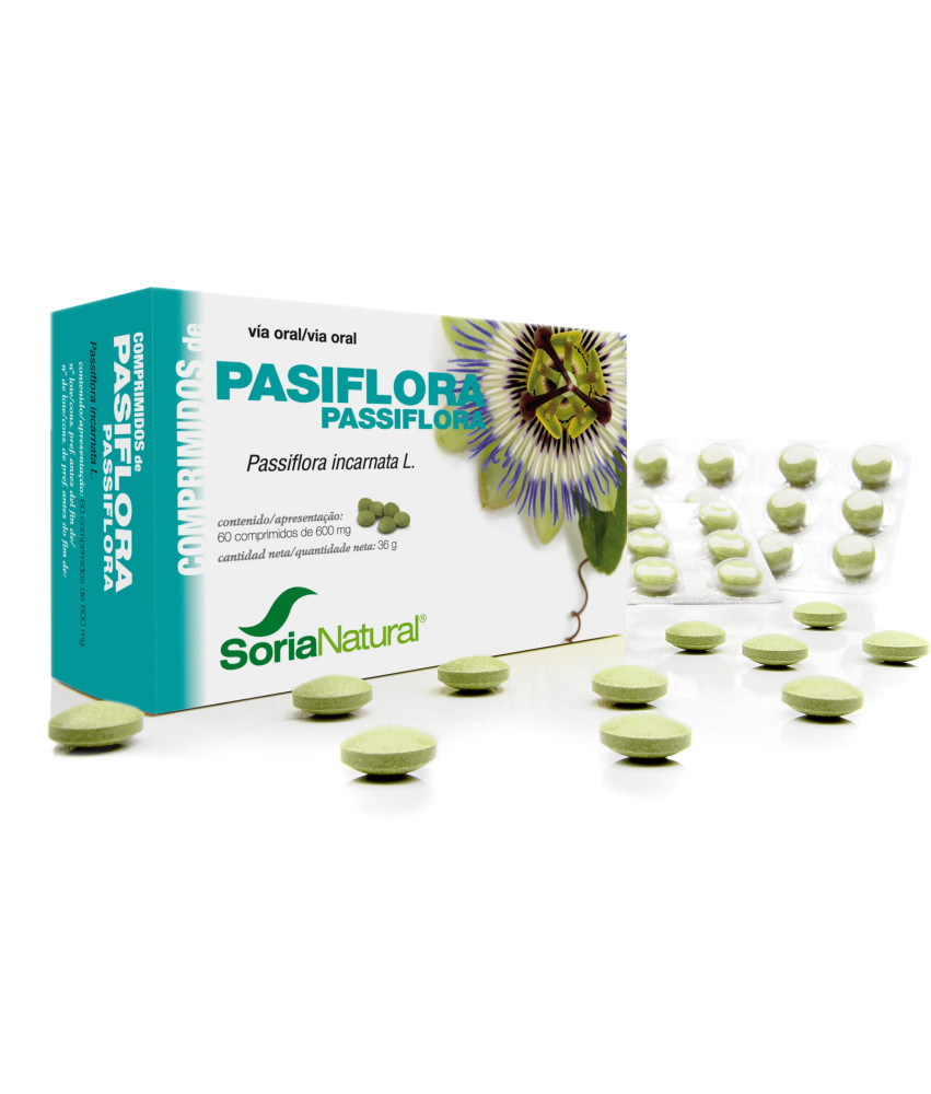 Soria Pasiflora 600 Mg 60 Comp - Calme et Sérénité assurés