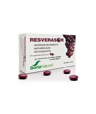 Soria Resverasor 600 Mg 60 Comp - Le secret de la vitalité