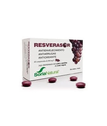 Soria Resverasor 600 Mg 60 Comp - Le secret de la vitalité