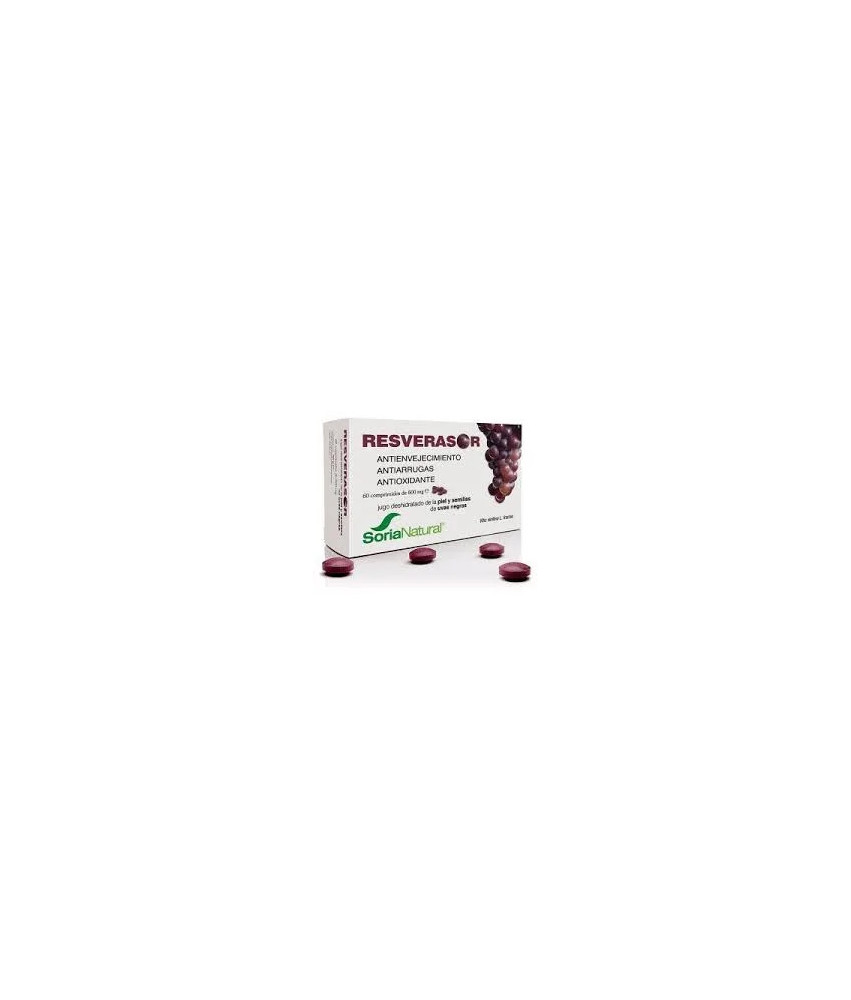 Soria Resverasor 600 Mg 60 Comp - Le secret de la vitalité