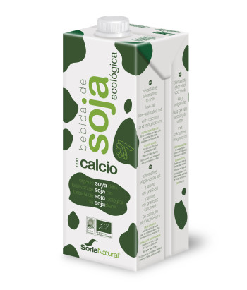 Pack de lait de soja biologique avec calcium 6 X 1 L - ALECOSOR