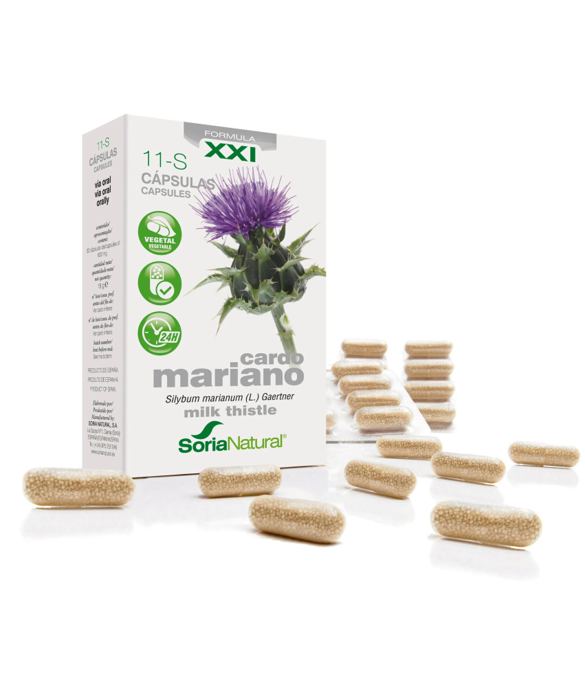 Soria 11-S Cardo Mariano 30 Capsules - Détox naturelle