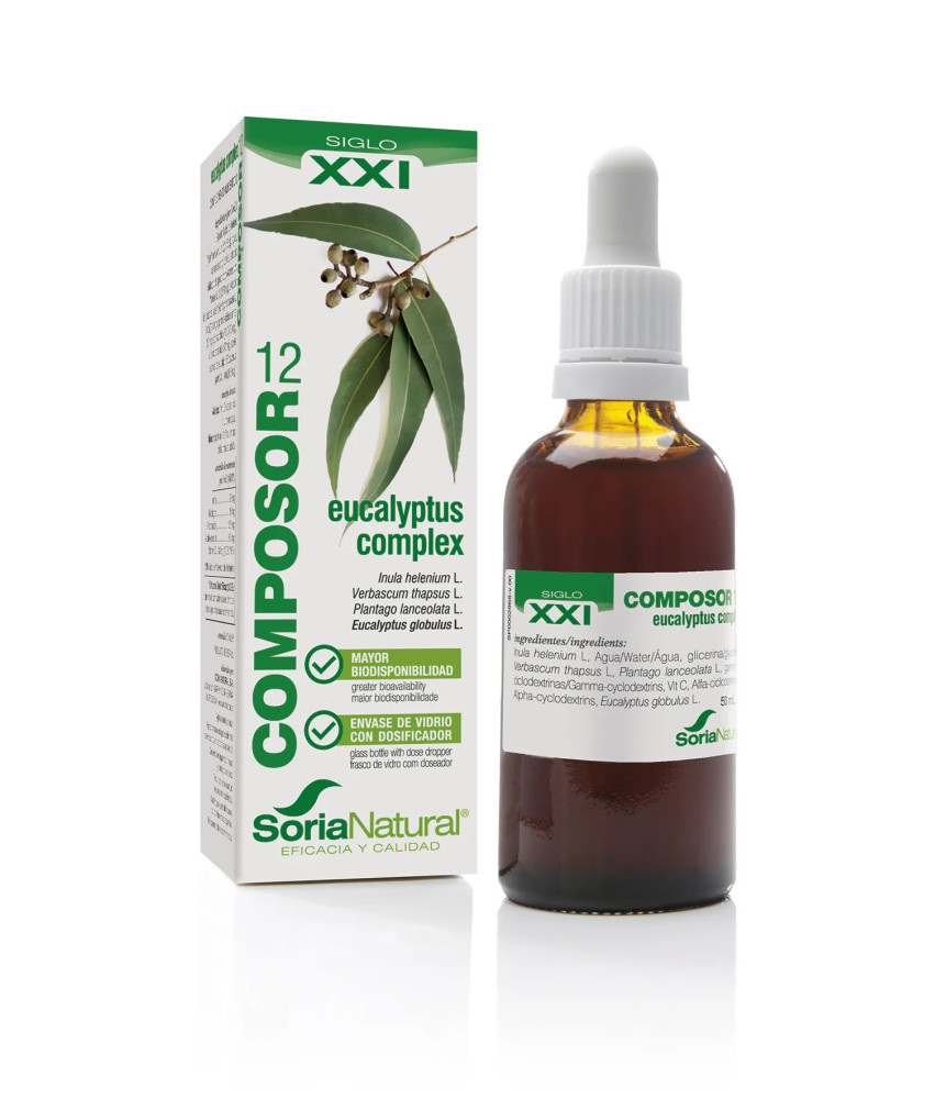 Soria Composor 12 Eucalyptus S XXI 50ml - Rafraîchissant respiratoire