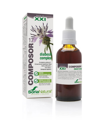 Soria Composor 17 Diabesil Complex Siglo Xxi 50ml - Contrôle naturel du diabète
