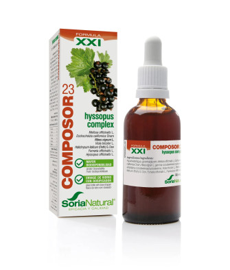 Soria Composor 23 Hyssopus S Xx1 50ml - Puissant soutien respiratoire