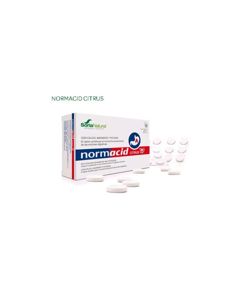 Soria Normacid Citrus: 32 Comprimés x 1250 mg