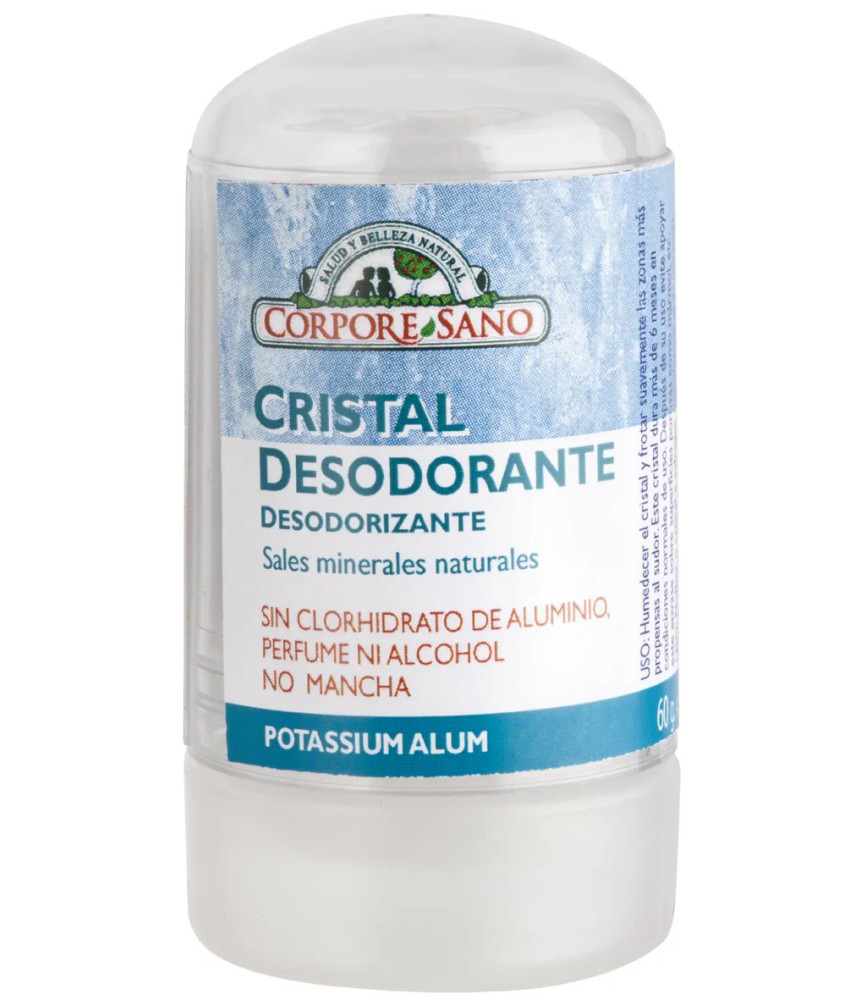 Découvrez le désodorisant Corpore 60g avec potassium alum